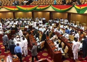 Chaos in Parliament as majority MPs block Akwatia MP from speaking