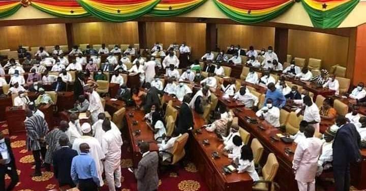 Chaos in Parliament as majority MPs block Akwatia MP from speaking