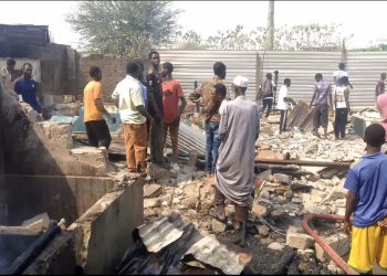 Kumasi: Fire destroys 13-bedroom house at Oforikrom Gaoline