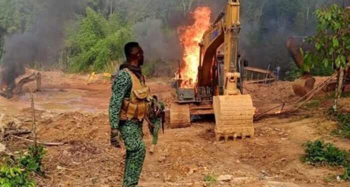 President Mahama direct anti-Galamsey taskforce to stop burning excavators –Dr. Amoakohene