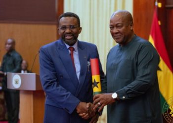 President Mahama swears in new Bank of Ghana Governor and deputy, calls for responsible economic management
