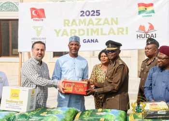 Hudai Foundation donates essential food items to Ghana Prisons Service