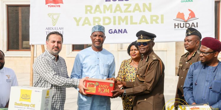 Hudai Foundation donates essential food items to Ghana Prisons Service