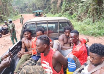W/R: 56 arrested, 25 illegal mining machines burned in anti-Galamsey Crackdown