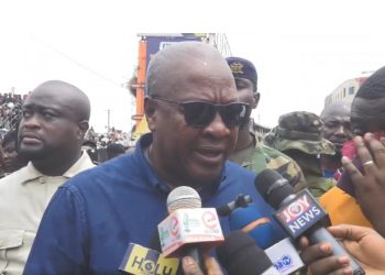 President Mahama visits Adum, railway fire scene pledges support for victims