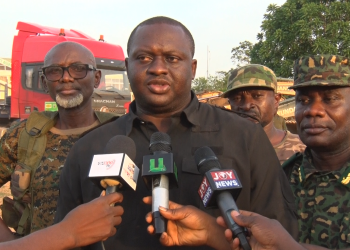 A/R: Indian, Chinese, Burkinabe, and others arrested; 6 excavators seized in Bosomefreho Anti-Galamsey operation