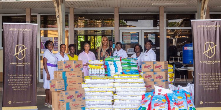 Mothers’ tears of joy mark Afetsi Awoonor Foundation’s latest healthcare crusade