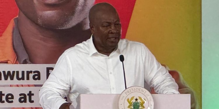 We must pray to overcome unemployment, hardships and moral decay- President Mahama