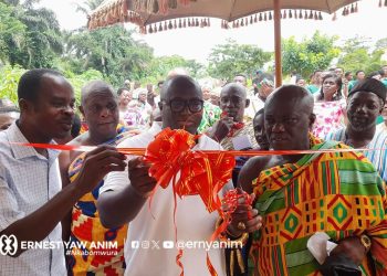 Kumawu MP Ernest Yaw Anim boosts education with new sanitation facility and funding for school Dining Hall