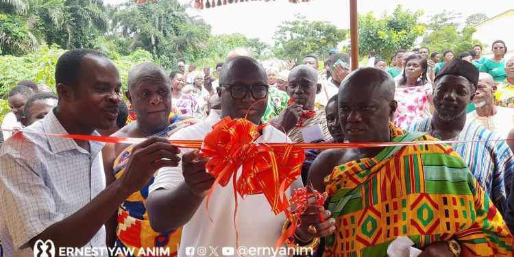 Kumawu MP Ernest Yaw Anim boosts education with new sanitation facility and funding for school Dining Hall