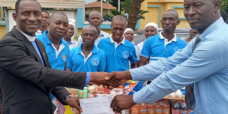 New Apostolic Church Techiman Area donates to Wenchi Methodist Hospital children’s ward