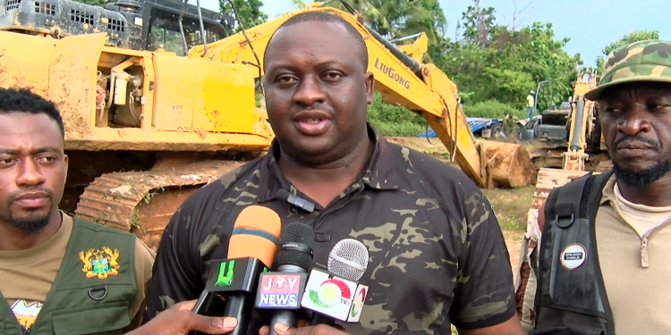 13 excavators seized, Chinese miner arrested in Adansi Asokwa – Captain Jabari urges protection of cocoa farms