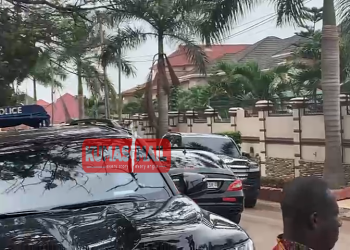 NIB agents at Rev. Ntim Fordjour’s residence to arrest him- JFK