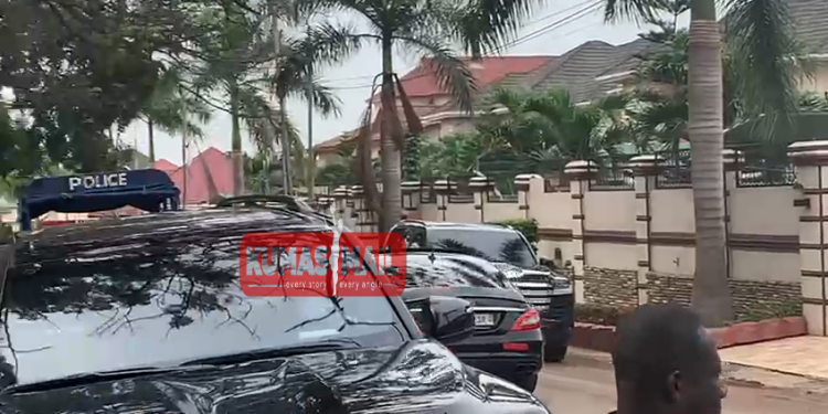 NIB agents at Rev. Ntim Fordjour’s residence to arrest him- JFK