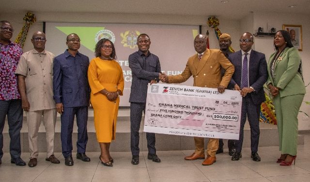 Seidu Agongo & his Alive Industries redeem ₵500k pledge to Ghana Medical Trust Fund