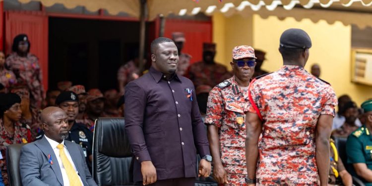 Ashanti regional minister commits support to Fire Service, launches key interventions