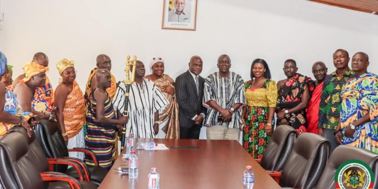 Minister pledges stronger ties with traditional leaders during high-level meeting with Western Regional House of Chiefs