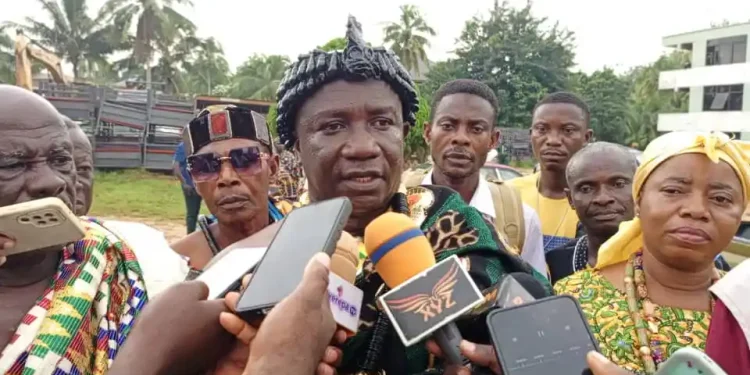 Akyem Asuom Chief praises Mahama’s start, predicts 20 years of NDC rule