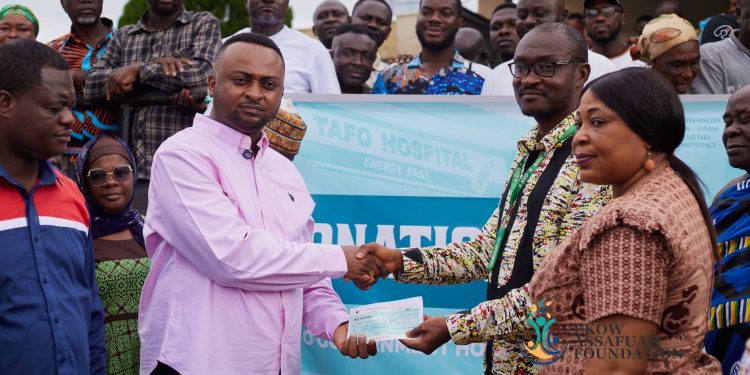 Old Tafo MP donates GHS150,000 to Tafo Gov’t Hospital