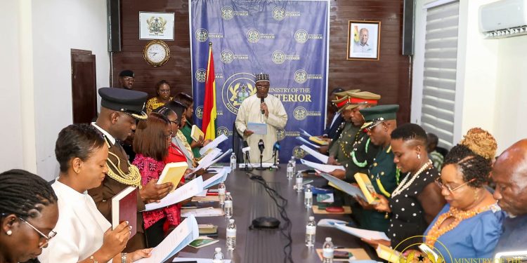 Interior Minister inaugurates governing board of Narcotics Control Commission, urges intensified drug fight