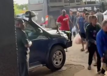 IGP’s anti-galamsey taskforce storms Banda Bui area; 24 arrested including 14 Chinese