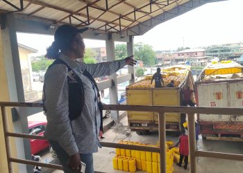 National Security seizes trucks smuggling over 2,300 gallons of undeclared cooking oil in Kumasi