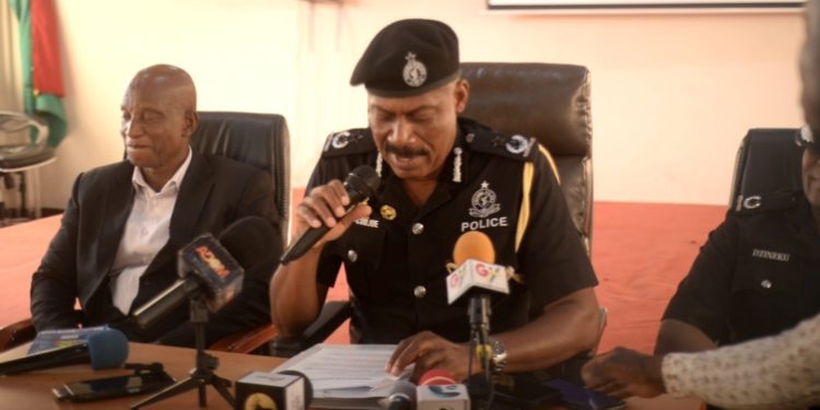 Police in Ashanti region arrest 6 suspects including 5 Nigerians for attacking and robbing Bank customers