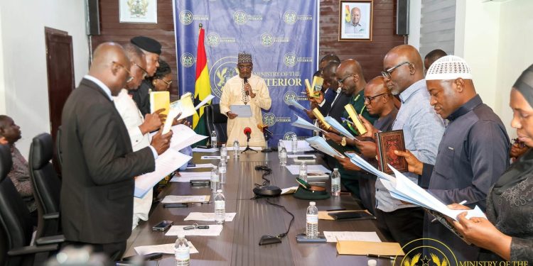 New Governing Board of Ghana refugee board inaugurated