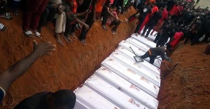 Tears and tributes fly as Obogu bids farewell to 16 Saviour Church members killed in highway crash
