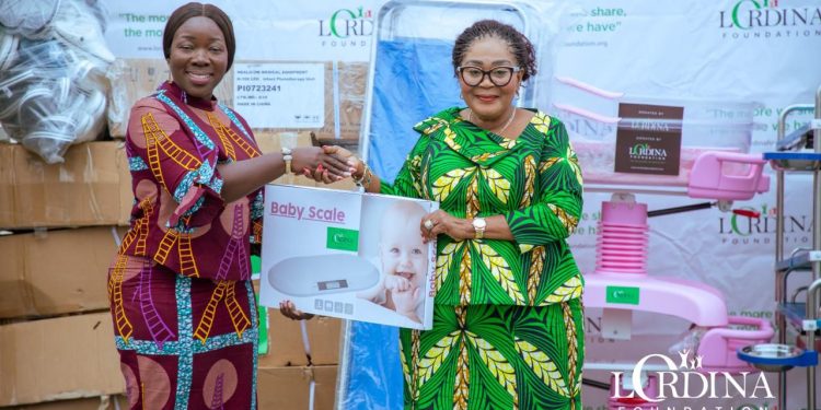 Lordina Foundation boosts healthcare in Techiman North; donates medical equipment to MP