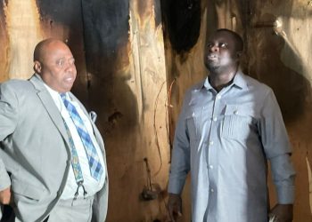 GJA President visits burnt Pure FM