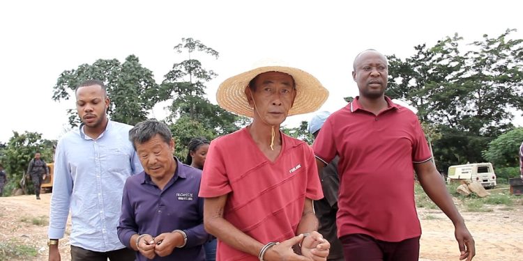 Oda Manhene, 2 Chinese arrested over Galamsey