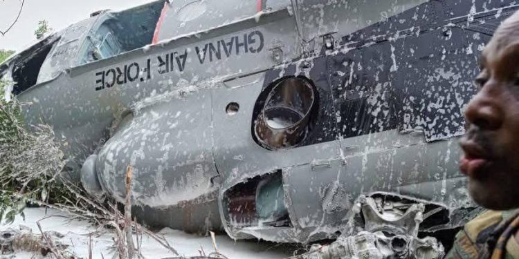 Helicopter Crash at Adansi Akrofuom Claims Lives of Dr. Omane Boamah, Dr. Samuel Sarpong, Dr. Ibrahim Murtala, and Five Others – Gov’t Confirms