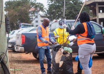 GNPC clean up Meridian-Harbor road in environmental drive