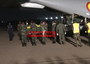 Video: Remains of Helicopter crash victims received at Air Force base