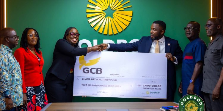 GoldBod donates GHS 2 Million to MahamaCares in support of healthcare delivery