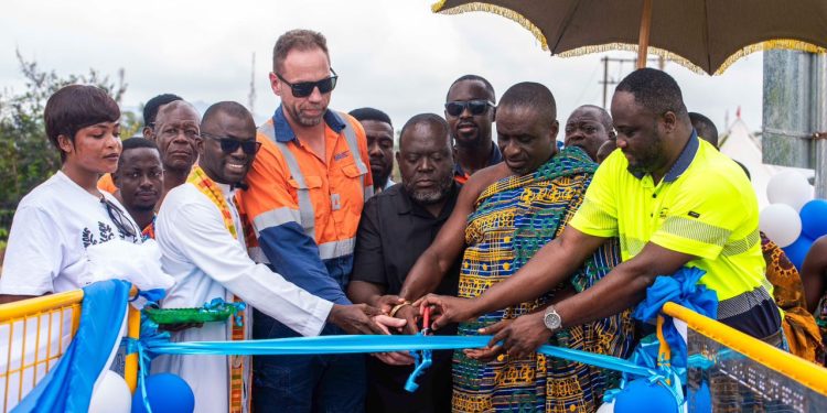 Underground mining Alliance (UMA) commissions footbridge in Obuasi