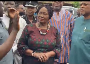 Vice President Naana Opoku-Agyemang tours markets in Ashanti