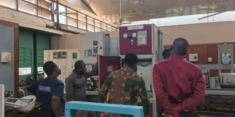 ‎ECG donates high voltage panels to KNUST Engineering Lab to strengthen practical training