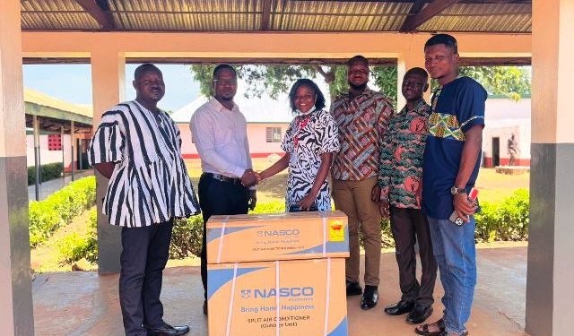 Tobinco Pharmaceuticals donates Air Conditioner to St. Theresa Catholic Hospital in Nandom
