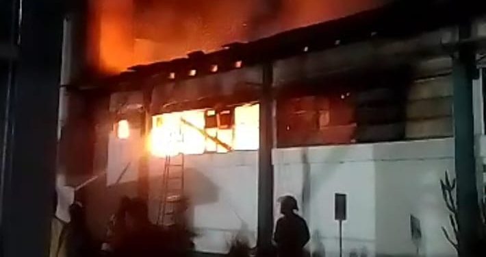 Fire guts Akosombo Textiles Limited factory