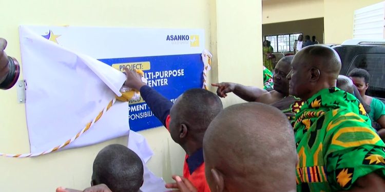Asanko Gold commissions ¢2.3m multipurpose community centre for Manso Nkran
