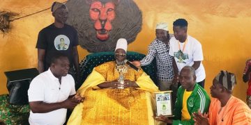 UDS World Champions Present Trophy To The Overlord Of Dagbon