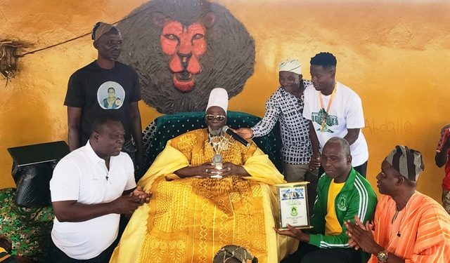 UDS World Champions Present Trophy To The Overlord Of Dagbon