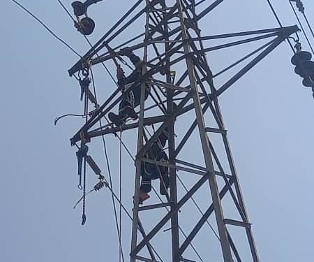 ECG undertakes defect correction on transmission lines to improve supply reliability in Ashanti