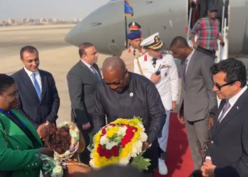 President Mahama arrives in Cairo ahead of grand Egyptian Museum opening