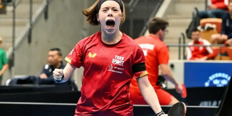 Twomey wins second European para table tennis gold