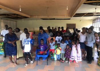 Orphans receive surprise supplies from Archbishop Duncan Williams after praying 2 weeks for help