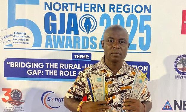 Hoenyefia Noah Nash wins 2025 Northern Region best journalist award