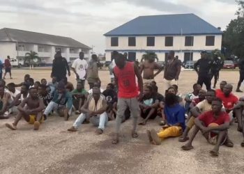 Police special operation shocks Dadwen and Hwidiem; hundreds arrested over attacks on EPA and NAIMOS officials at Dadwen and Hwidiem